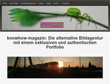 Tablet Screenshot of knowhow-magazin.de